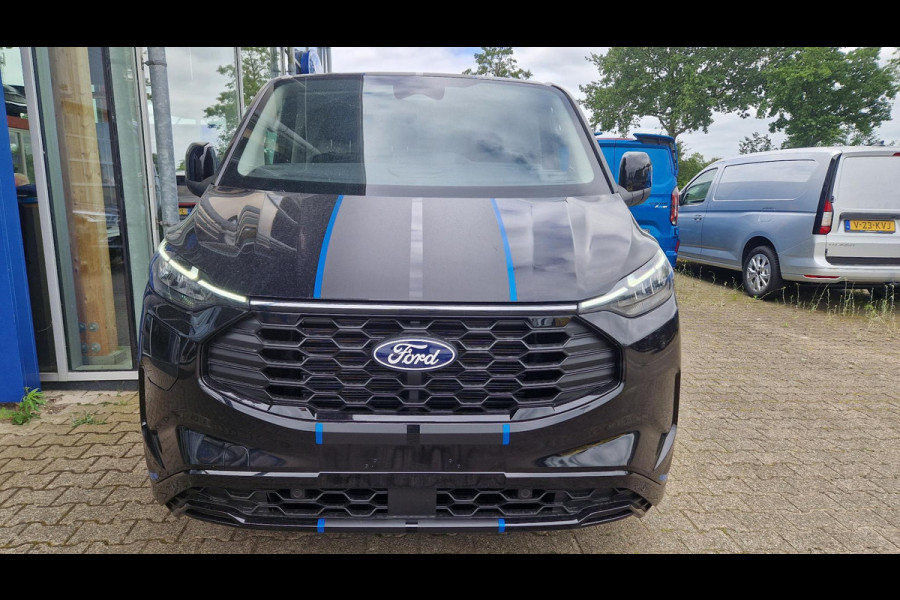 Ford Transit Custom 320 2.5 PHEV L2H1 Sport 233pk | Inklapbare trekhaak | 19 inch lichtmetalen Sport velgen (mat zwart) | Verwarmbaar stuurwiel  | Navigatie systeem | B&O speakers
