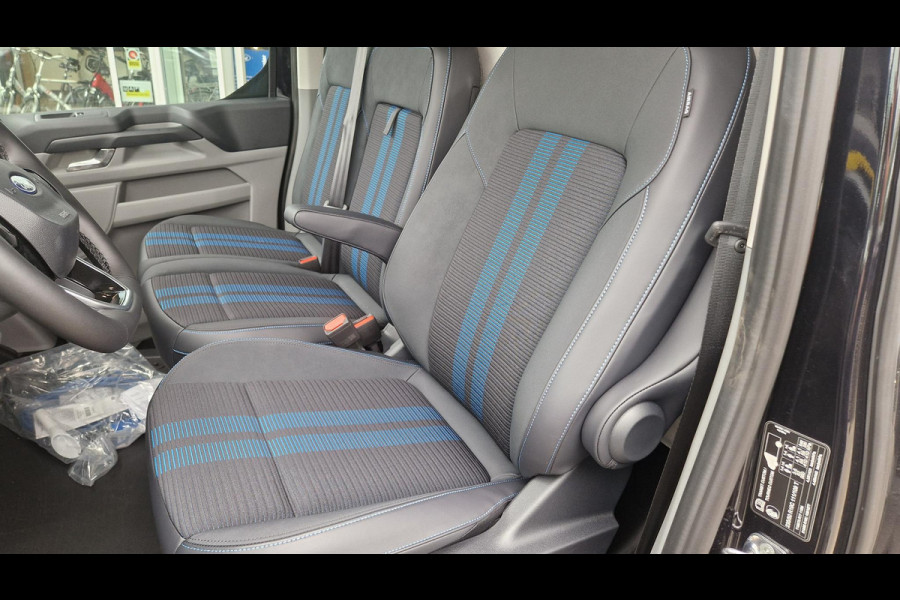 Ford Transit Custom 320 2.5 PHEV L2H1 Sport 233pk | Inklapbare trekhaak | 19 inch lichtmetalen Sport velgen (mat zwart) | Verwarmbaar stuurwiel  | Navigatie systeem | B&O speakers