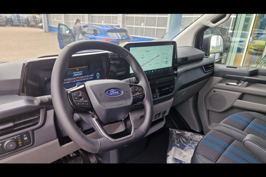 Ford Transit Custom 320 2.5 PHEV L2H1 Sport 233pk | Inklapbare trekhaak | 19 inch lichtmetalen Sport velgen (mat zwart) | Verwarmbaar stuurwiel  | Navigatie systeem | B&O speakers