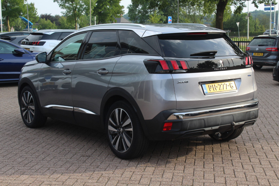 Peugeot 3008 1.2 PureTech Allure / Nieuwe distr.riem! / Trekhaak / Camera / Navigatie / 19'' / Keyless / Half leder / Dodehoek / DAB / Cruise Control