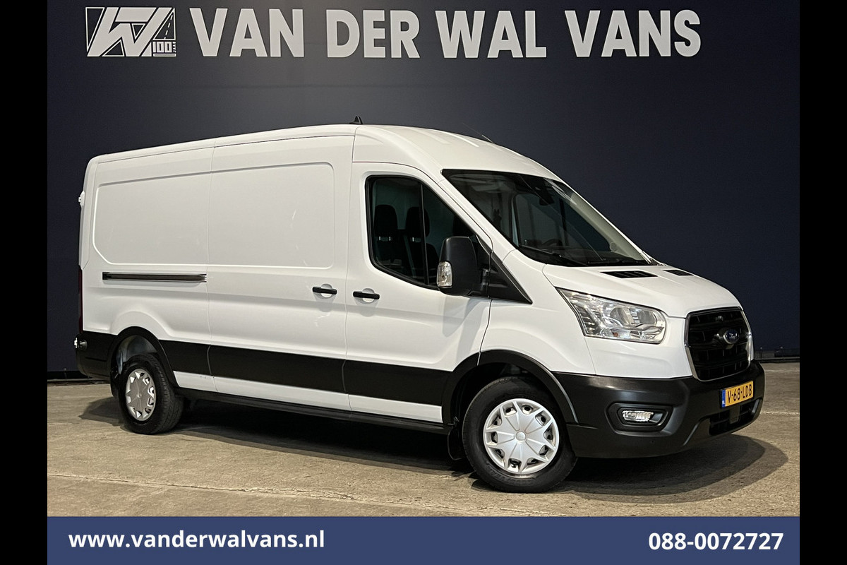 Ford Transit 2.0 TDCI 130pk L3H2 Euro6 Airco | Camera | Navigatie | Apple Carplay | Android Auto Cruisecontrol, Stoelverwarming, Parkeersensoren, Verwarmde voorruit, Bijrijdersbank