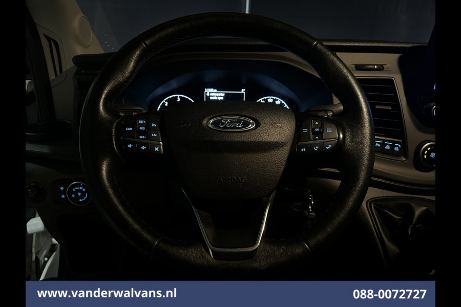 Ford Transit 2.0 TDCI 130pk L3H2 Euro6 Airco | Camera | Navigatie | Apple Carplay | Android Auto Cruisecontrol, Stoelverwarming, Parkeersensoren, Verwarmde voorruit, Bijrijdersbank