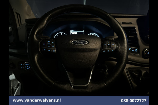 Ford Transit 2.0 TDCI 130pk L3H2 Euro6 Airco | Camera | Navigatie | Apple Carplay | Android Auto Cruisecontrol, Stoelverwarming, Parkeersensoren, Verwarmde voorruit, Bijrijdersbank