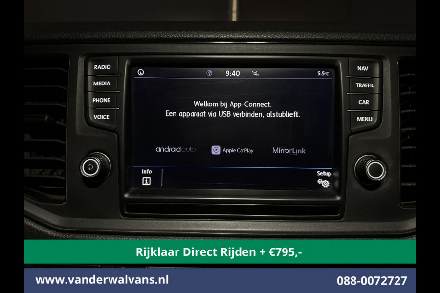 Volkswagen Crafter 2.0 TDI 141pk L3H2 L2H1 Euro6 *Rijklaar Direct Rijden* Airco | Navigatie | Camera | Apple Carplay Android Auto, Parkeersensoren, Bijrijdersbank