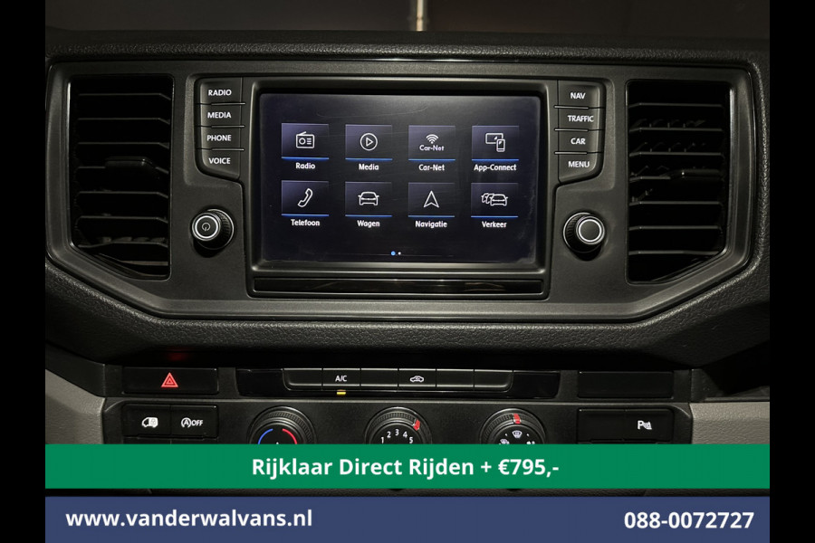 Volkswagen Crafter 2.0 TDI 141pk L3H2 L2H1 Euro6 *Rijklaar Direct Rijden* Airco | Navigatie | Camera | Apple Carplay Android Auto, Parkeersensoren, Bijrijdersbank