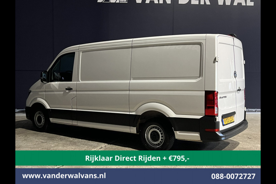 Volkswagen Crafter 2.0 TDI 141pk L3H2 L2H1 Euro6 *Rijklaar Direct Rijden* Airco | Navigatie | Camera | Apple Carplay Android Auto, Parkeersensoren, Bijrijdersbank