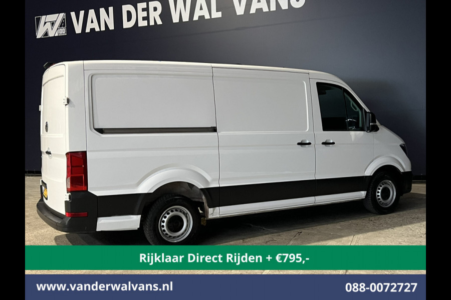 Volkswagen Crafter 2.0 TDI 141pk L3H2 L2H1 Euro6 *Rijklaar Direct Rijden* Airco | Navigatie | Camera | Apple Carplay Android Auto, Parkeersensoren, Bijrijdersbank