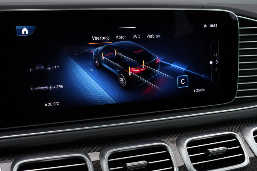 Mercedes-Benz GLE Coupé AMG 63 S 4MATIC+ | Facelift | Airmatic | Distronic+ | AMG Drivers Package | Burmester | Massage | Stoelventilatie | HUD | Trekhaak | Verwarmd Stuurwiel |