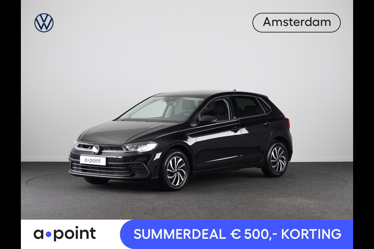 Volkswagen Polo 1.0 TSI Life Edition 95 pk Automaat (DSG) | Verlengde garantie | Navigatie via App | Parkeersensoren achter | Achteruitrijcamera | Adaptieve cruise control |