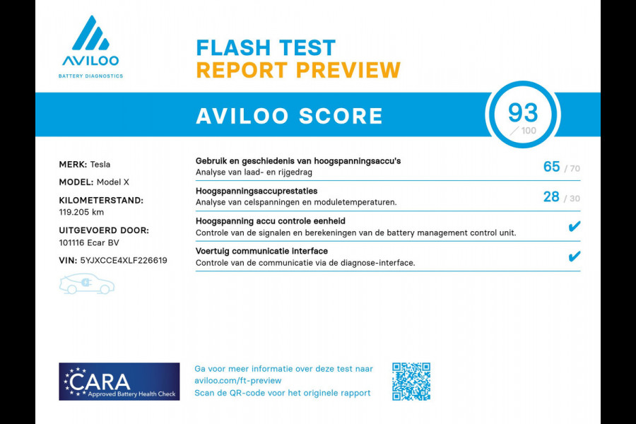 Tesla Model X Performance Ludicrous 7p | Trekhaak | Full self driving | Raven uitvoering SoH (batterijcheck) 93 % score!