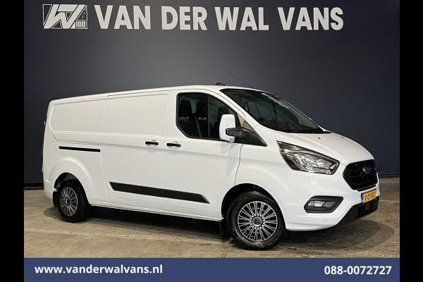 Ford Transit Custom 2.0 TDCI 131pk L2H1 Euro6 Airco | 2800kg Trekhaak | Apple Carplay | LED | Cruisecontrol Android Auto, Verwarmde voorruit, Stoelverwarming, Parkeersensoren, Bijrijdersbank