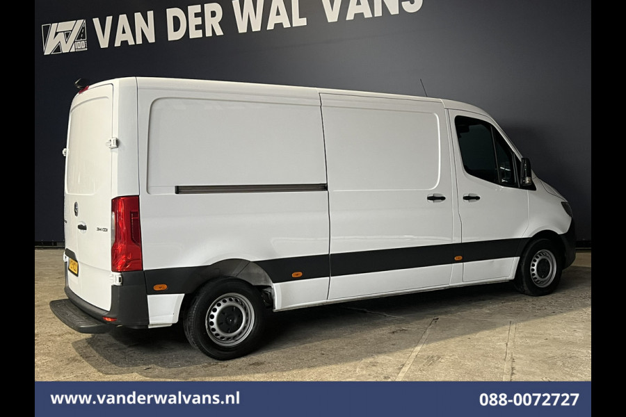 Mercedes-Benz Sprinter 314 CDI 143pk L2H1 Euro6 Airco | Camera | Navigatie | Apple Carplay | Android Auto | Cruisecontrol Chauffeursstoel, Bijrijdersbank