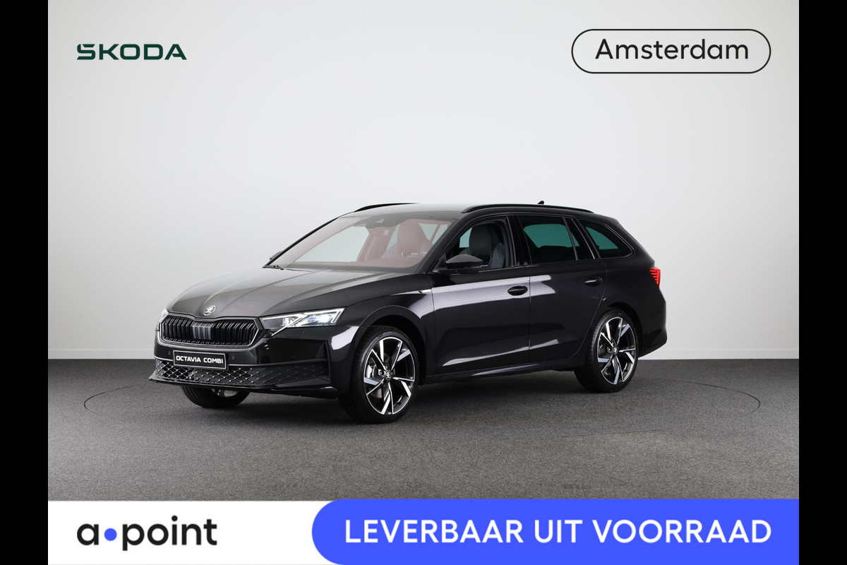 Škoda Octavia Combi Sportline Business m-HEV 1.5 TSI 150 pk 7 versn. DSG | Navigatie pakket | Light & view | Travel assist pakket | Side assist | Winter pakket | 19 inch lichtmetalen velgen