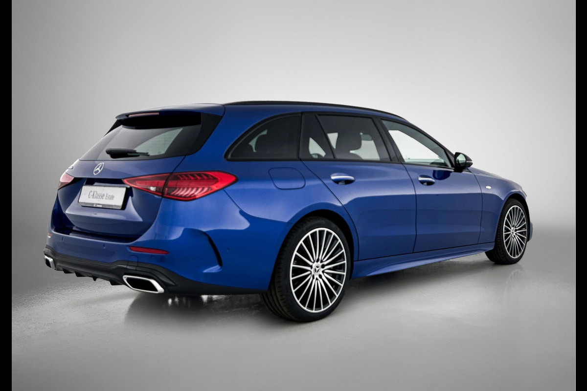 Mercedes-Benz C-Klasse Estate 300 e Business Solution AMG | Trekhaak | Nightpakket | AMG Line Premium Plus | Parkeerpakket met 360°-camera | Antidiefstalpakket GUARD 360° Plus | KEYLESS GO-comfortpakket | EASY PACK achterklep |