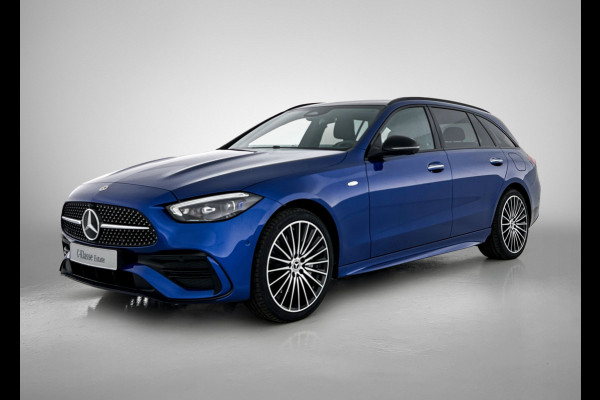Mercedes-Benz C-Klasse Estate 300 e Business Solution AMG | Trekhaak | Nightpakket | AMG Line Premium Plus | Parkeerpakket met 360°-camera | Antidiefstalpakket GUARD 360° Plus | KEYLESS GO-comfortpakket | EASY PACK achterklep |