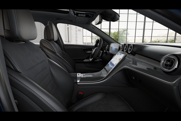 Mercedes-Benz C-Klasse Estate 300 e Business Solution AMG | Trekhaak | Nightpakket | AMG Line Premium Plus | Parkeerpakket met 360°-camera | Antidiefstalpakket GUARD 360° Plus | KEYLESS GO-comfortpakket | EASY PACK achterklep |