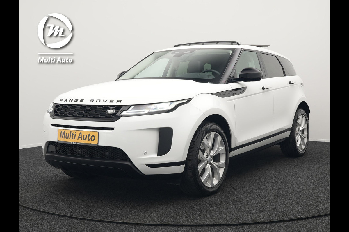 Land Rover Range Rover Evoque 1.5 P300e AWD Plug In Hybrid 309pk Dealer O.H PHEV | Panodak | Head Up | Adaptive Cruise | Camera | Lederen Sportstoelen Memory & Verwarmd | BLIS | Keyless | Navigatie | Virtual | DAB |