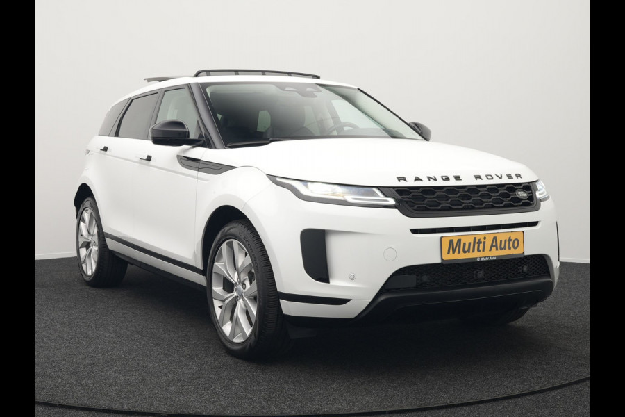 Land Rover Range Rover Evoque 1.5 P300e AWD Plug In Hybrid 309pk Dealer O.H PHEV | Panodak | Head Up | Adaptive Cruise | Camera | Lederen Sportstoelen Memory & Verwarmd | BLIS | Keyless | Navigatie | Virtual | DAB |