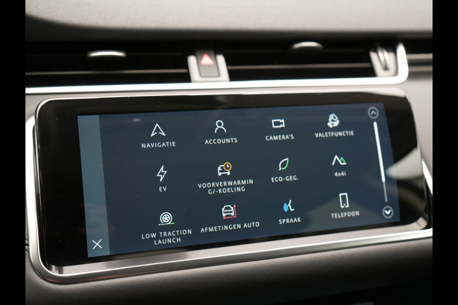 Land Rover Range Rover Evoque 1.5 P300e AWD Plug In Hybrid 309pk Dealer O.H PHEV | Panodak | Head Up | Adaptive Cruise | Camera | Lederen Sportstoelen Memory & Verwarmd | BLIS | Keyless | Navigatie | Virtual | DAB |