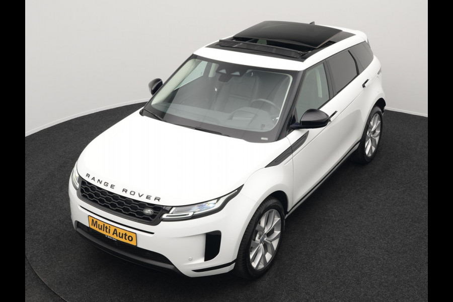 Land Rover Range Rover Evoque 1.5 P300e AWD Plug In Hybrid 309pk Dealer O.H PHEV | Panodak | Head Up | Adaptive Cruise | Camera | Lederen Sportstoelen Memory & Verwarmd | BLIS | Keyless | Navigatie | Virtual | DAB |