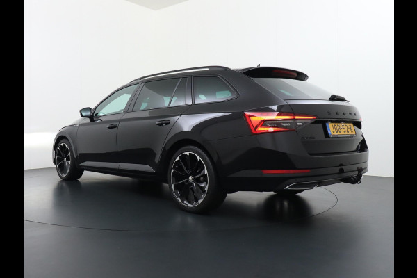 Škoda Superb Combi 1.4 TSI iV Sportline Business PHEV | PLUG-IN HYBRIDE | ADD CRUISE | STOEL/ STUURVERWARMING | ELEK. TREKHAAK | 360 CAMERA| ACHTERBANK VERWARMD| TREKHAAK | BOM VOL OPTIES | RIJKLAAR GELEVERD MET 12 MND BOVAG GARANTIE |