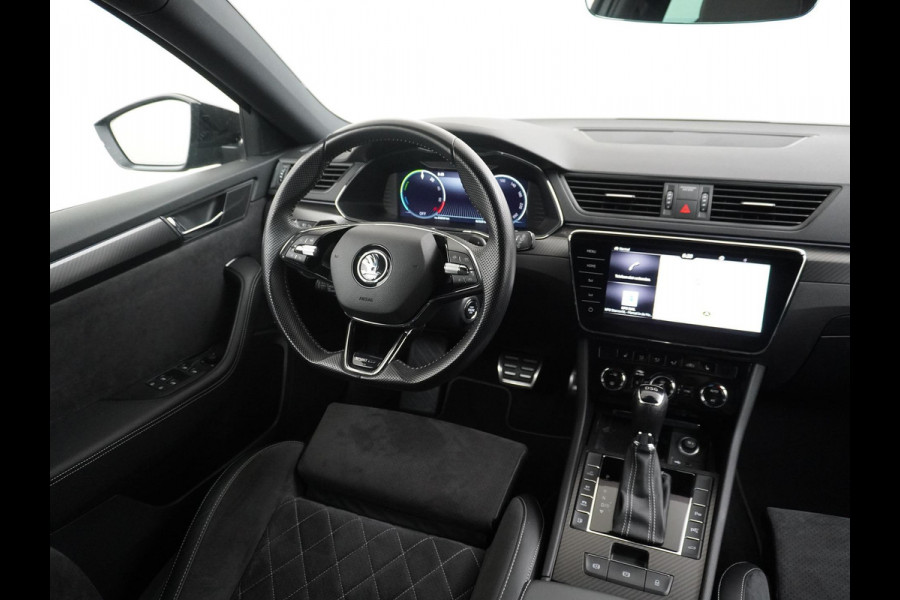 Škoda Superb Combi 1.4 TSI iV Sportline Business PHEV | PLUG-IN HYBRIDE | ADD CRUISE | STOEL/ STUURVERWARMING | ELEK. TREKHAAK | 360 CAMERA| ACHTERBANK VERWARMD| TREKHAAK | BOM VOL OPTIES | RIJKLAAR GELEVERD MET 12 MND BOVAG GARANTIE |