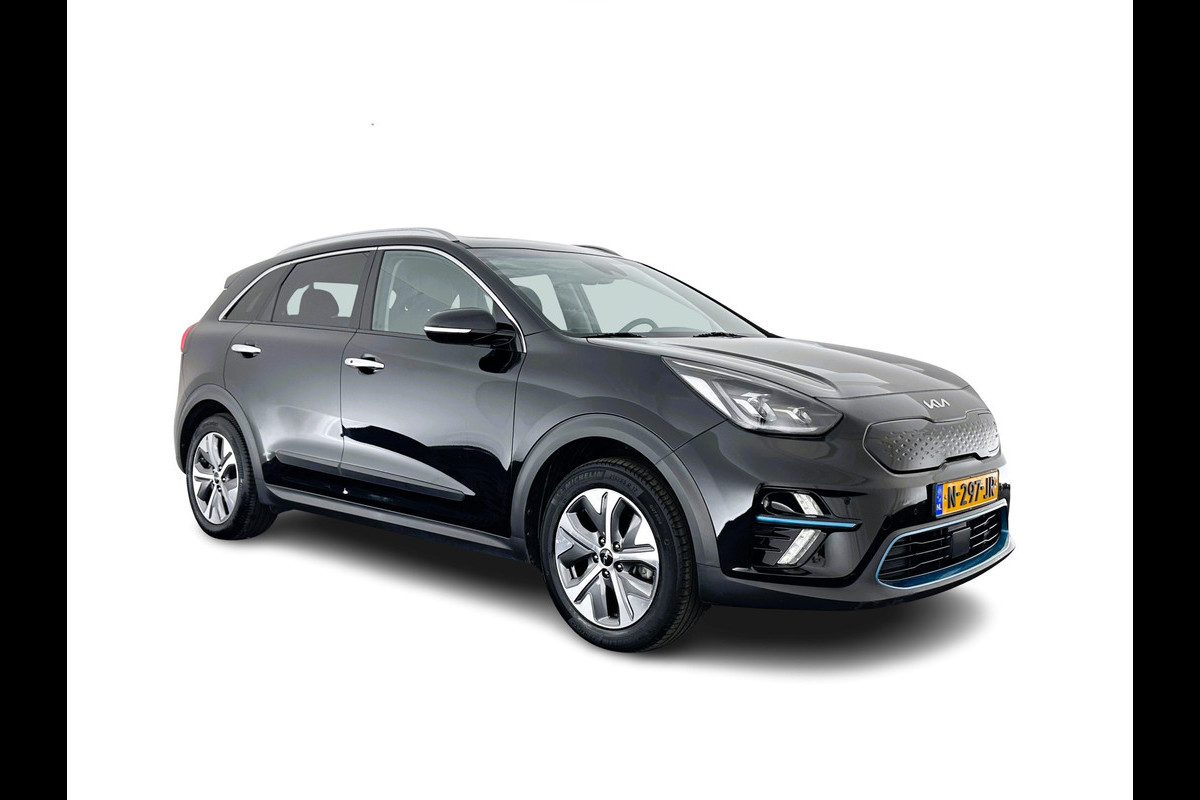 Kia e-Niro DynamicPlusLine 64 kWh { SOH-100% } (INCL-BTW) Aut.*PANO | LEATHER-FABRIC | FULL-LED | NAVI-FULLMAP | DAB+ | ADAPT.CRUISE | CAMERA | HEATED-COMFORTSEATS | KEYLESS | DIGI-COCKPIT | SHIFT-PADDLES | CARPLAY | LANE-ASSIST | 17"ALU* Kia e-Niro DynamicPlusLine 64 kWh { SOH-100% } (INCL-BTW) Aut.*PANO | LEATHER-FABRIC | FULL-LED | NAVI-FULLMAP | DAB+ | ADAPT.CRUISE | CAMERA | HEATED-COMFORTSEATS | KEYLESS | DIGI-COCKPIT | SHIFT-PADDLES | CARPLAY | LANE-ASSIST | 17"ALU*