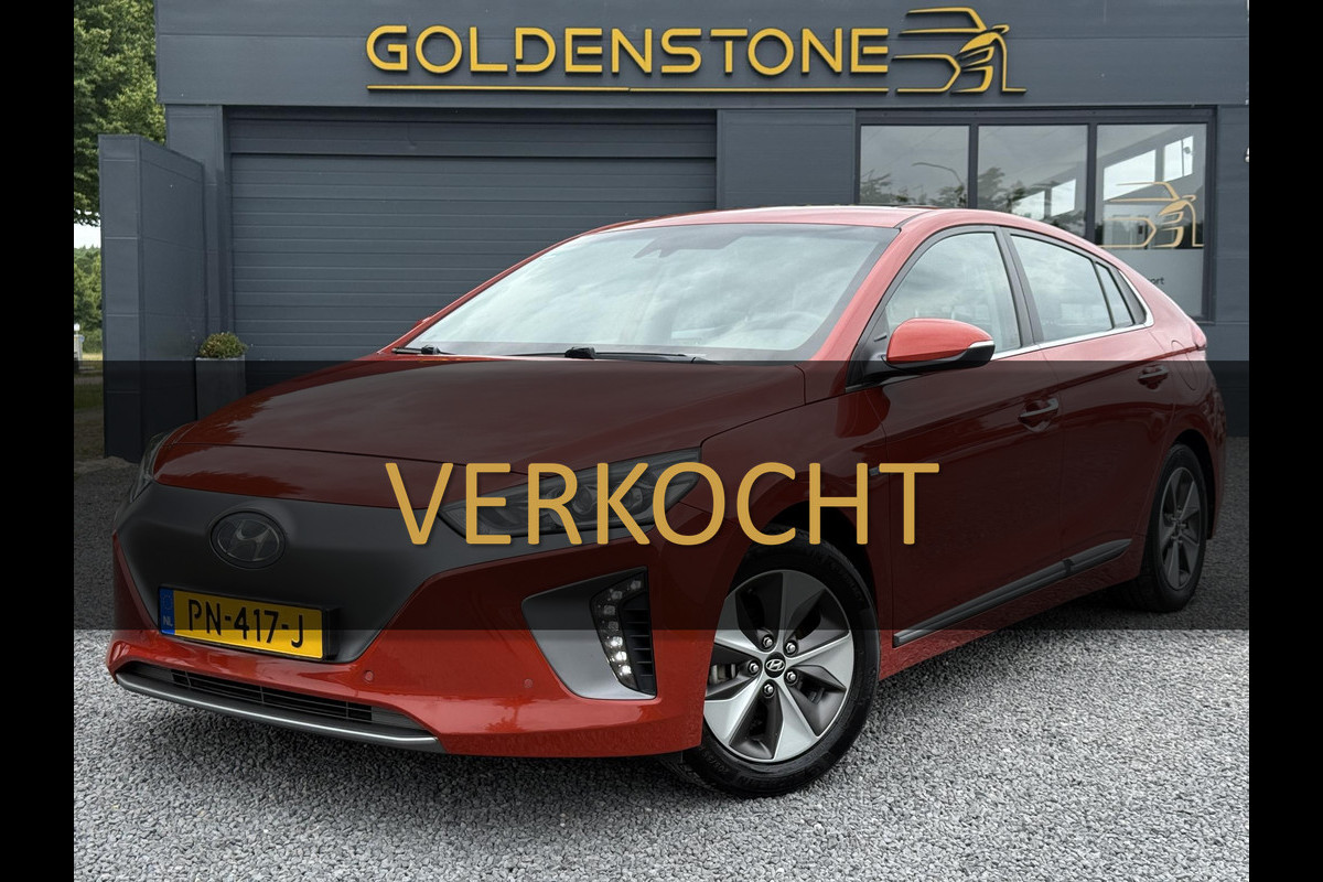 Hyundai IONIQ Premium EV Navi,Leder,Dodehoek,Schuifdak,Camera,Clima,Cruise,Stoelverwarming V+A,Stuurverwarming,Pdc V+A,Nieuwe Apk bij Aflevering Hyundai IONIQ Premium EV Navi,Leder,Dodehoek,Schuifdak,Camera,Clima,Cruise,Stoelverwarming V+A,Stuurverwarming,Pdc V+A,Nieuwe Apk bij Aflevering