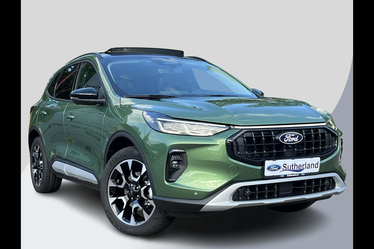 Ford Kuga 2.5 PHEV Active X Panoramadak | Winter Pack | Wegklapbare trekhaak | 19 inch lichtmetalen velgen | Reservewiel | Adaptieve Matrix LED koplampen met Coast to Coast | Prijs incl. 4.000 Ford voordeel Ford Kuga 2.5 PHEV Active X Panoramadak | Winter Pack | Wegklapbare trekhaak | 19 inch lichtmetalen velgen | Reservewiel | Adaptieve Matrix LED koplampen met Coast to Coast | Prijs incl. 4.000 Ford voordeel