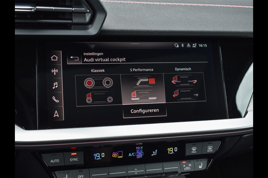 Audi A3 Limousine 35 TFSI S EDITION | NL-AUTO | PANORAMADAK | S-SEATS | B&O SOUND | LED | BLACK-OPTIC | ADAPTIVE CRUISE CONTROL