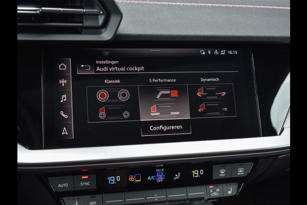 Audi A3 Limousine 35 TFSI S EDITION | NL-AUTO | PANORAMADAK | S-SEATS | B&O SOUND | LED | BLACK-OPTIC | ADAPTIVE CRUISE CONTROL
