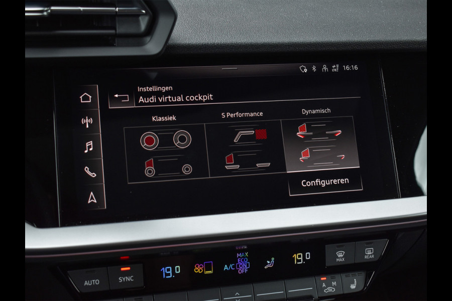 Audi A3 Limousine 35 TFSI S EDITION | NL-AUTO | PANORAMADAK | S-SEATS | B&O SOUND | LED | BLACK-OPTIC | ADAPTIVE CRUISE CONTROL