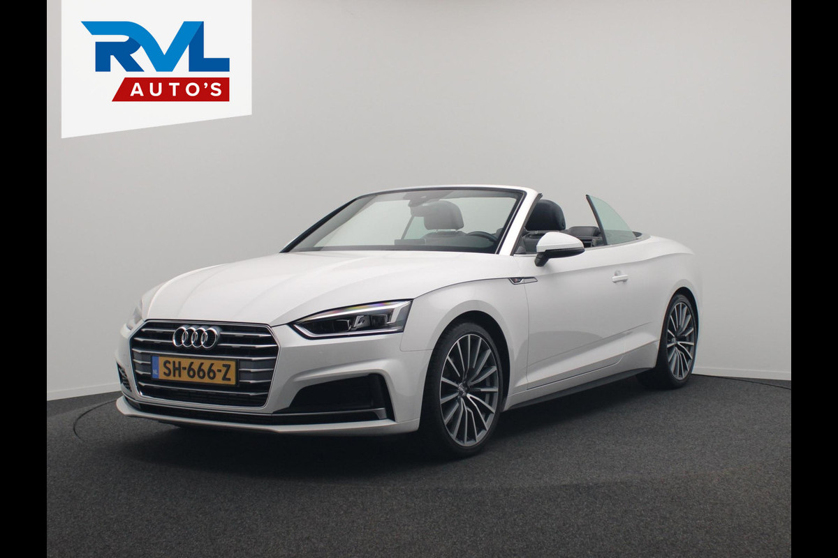 Audi A5 Cabriolet 2.0 TFSI *2 x S-Line* Origineel NL Leder Navigatie Trekhaak Audi A5 Cabriolet 2.0 TFSI *2 x S-Line* Origineel NL Leder Navigatie Trekhaak