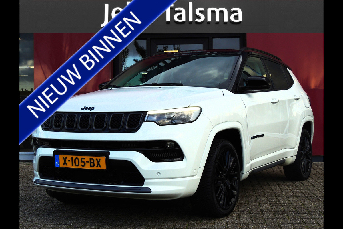 Jeep Compass 4xe 240 Plug-in Hybrid Electric S│Camera│Leer│WinterPack│LED│19'' velgen | All Seasons Jeep Compass 4xe 240 Plug-in Hybrid Electric S│Camera│Leer│WinterPack│LED│19'' velgen | All Seasons