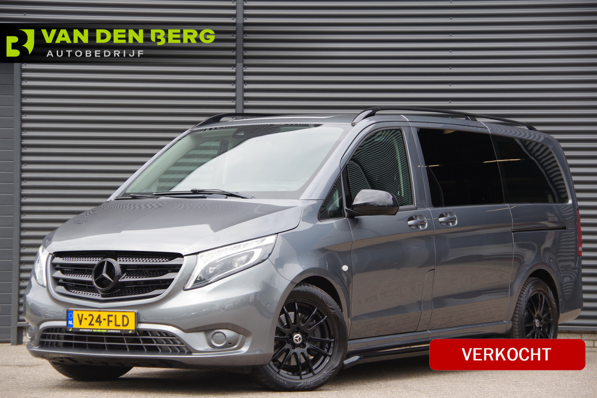Mercedes-Benz Vito 119 CDI L2 AUT. DC-5P, LED, LEDER, 2X SCHUIFDEUR, TREKHAAK, STOELVERWARMING, STANDKACHEL, CAMERA, NAVI, CRUISE, CLIMA, DUBBELE C Mercedes-Benz Vito 119 CDI L2 AUT. DC-5P, LED, LEDER, 2X SCHUIFDEUR, TREKHAAK, STOELVERWARMING, STANDKACHEL, CAMERA, NAVI, CRUISE, CLIMA, DUBBELE C