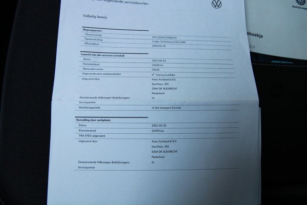 Volkswagen Crafter 35 2.0 TDI L3H2 trekgewicht 3 ton / App connect / Camera / Multi stuur