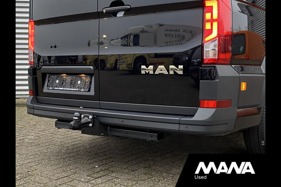 MAN TGE 3.180 L3H3 Automaat 180PK Zwart NIEUW MODEL ACC LED Trekhaak Carplay Camera Airco Navi Bluetooth