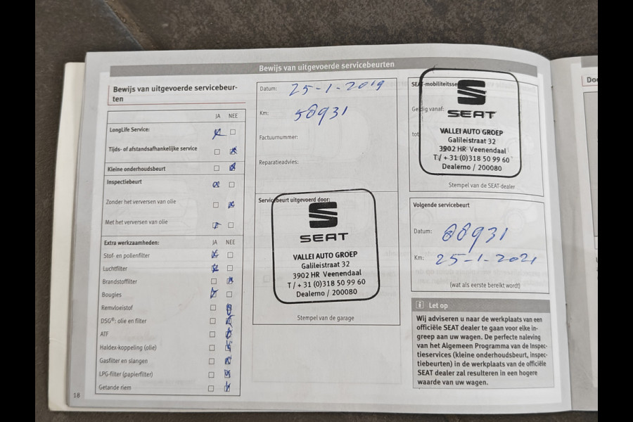 Seat Ibiza 1.0 EcoTSI FR Connect 110pk sportinterieur | lmv | navigatie