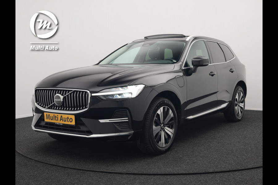 Volvo XC60 2.0 T6 AWD Plus Bright Long Range Plug in Hybrid 350pk Dealer O.H PHEV | Panodak | Adaptive Cruise | Lederen Sportstoelen Memory & Verwarmd | Google Assistent & Maps | Camera | Harman Kardon | Apple Carplay | Pilot Assist | Navigatie | DAB |