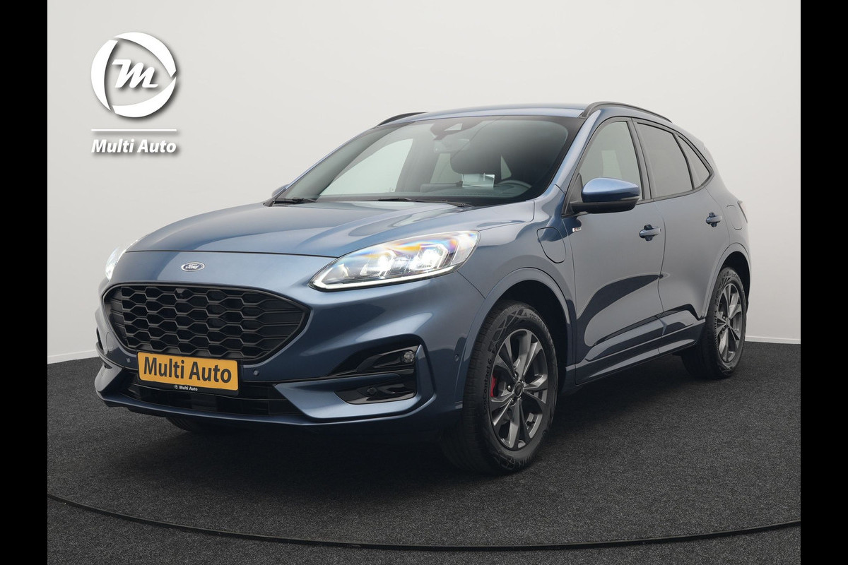 Ford Kuga ST-Line X Plug In Hybrid 225pk Dealer O.H PHEV | Trekhaak Af Fabriek | Head Up | 360 Camera | Adaptive Cruise | Bang & Olufsen | Lederen Sportstoelen Verwarmd | Navigatie | Blis | Virtual | DAB |