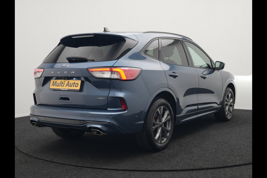 Ford Kuga ST-Line X Plug In Hybrid 225pk Dealer O.H PHEV | Trekhaak Af Fabriek | Head Up | 360 Camera | Adaptive Cruise | Bang & Olufsen | Lederen Sportstoelen Verwarmd | Navigatie | Blis | Virtual | DAB |