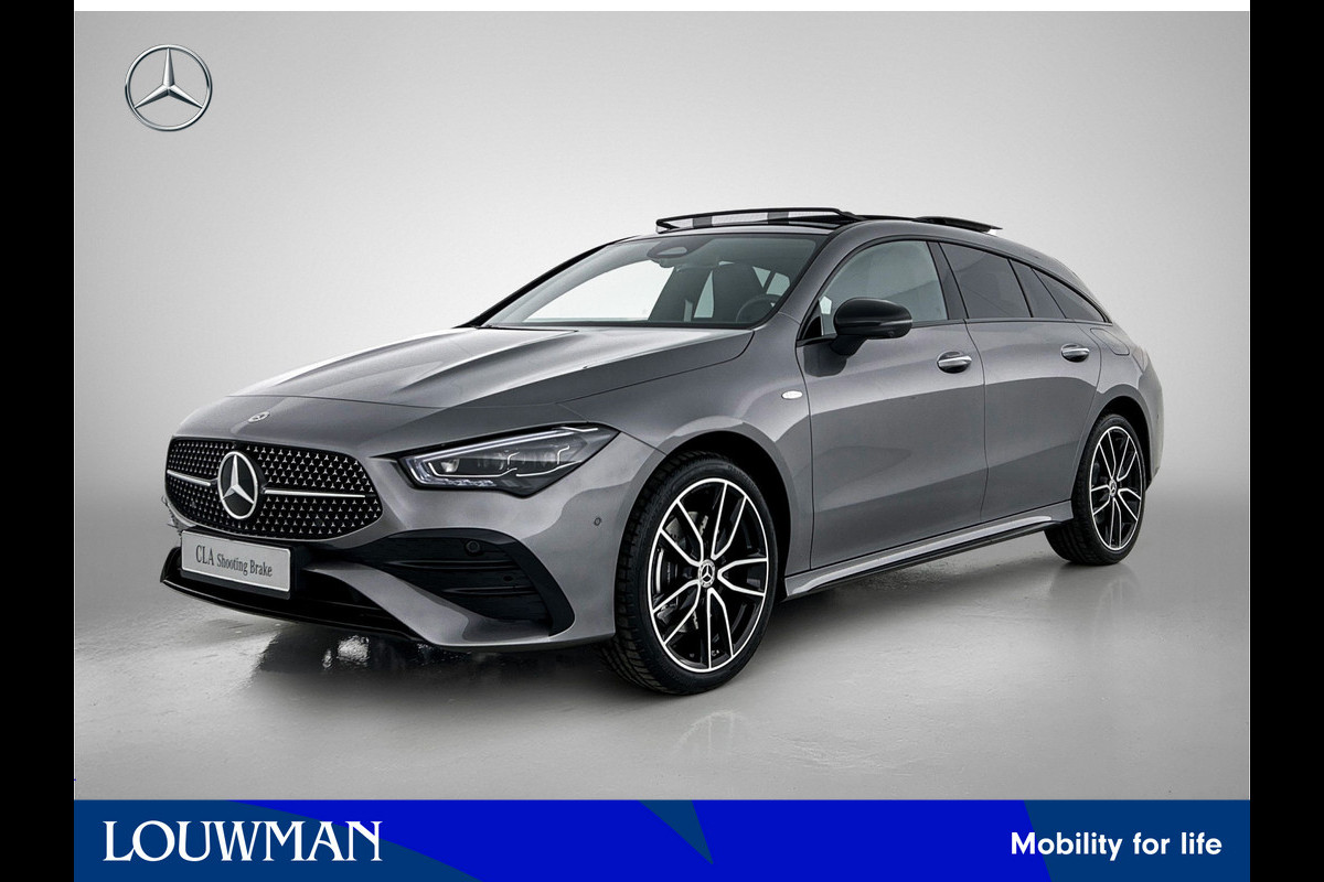 Mercedes-Benz CLA-Klasse Shooting Brake 250 e Business Solution AMG | Nightpakket | AMG Line Plus pakket | Parkeerpakket met 360°-camera | KEYLESS GO | Head-up display | Dodehoekassistent | Stoelverwarming voor | Licht- en zicht pakket |