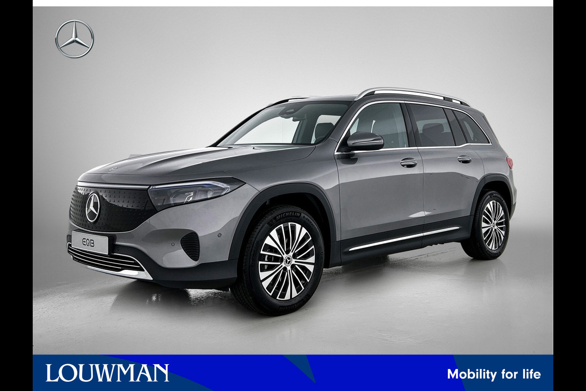 Mercedes-Benz EQB 250+ Business Solution Luxury 7p. 71 kWh | GUARD 360° Voertuigbescherming Plus | EASY PACK achterklep | Parkeerpakket met 360°-camera | Dodehoekassistent |Stoelverwarming voor | Sfeerverlichting | Spiegelpakket |