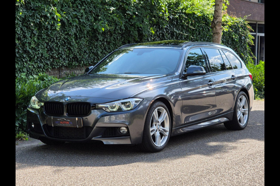 BMW 3 Serie Touring M Sport Dig.Teller Apple CarPlay Panorama LED Leder NAP Navi Pro GR Dealer onderhouden