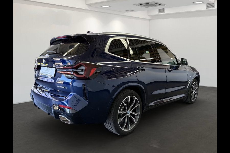 BMW X3 xDrive30e M-SPORT ** LASER, NAVI+, IVORY LEDER, PANORAMA, 20-inch LMV, TANSANIT INDIVIDUAL ** 1e EIG ** ** INFORMEER OOK NAAR ONZE AANTREKKELIJKE FINANCIAL-LEASE TARIEVEN **