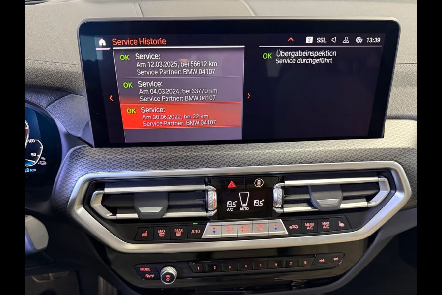 BMW X3 xDrive30e M-SPORT ** LASER, NAVI+, IVORY LEDER, PANORAMA, 20-inch LMV, TANSANIT INDIVIDUAL ** 1e EIG ** ** INFORMEER OOK NAAR ONZE AANTREKKELIJKE FINANCIAL-LEASE TARIEVEN **