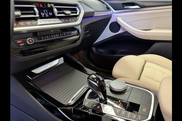 BMW X3 xDrive30e M-SPORT ** LASER, NAVI+, IVORY LEDER, PANORAMA, 20-inch LMV, TANSANIT INDIVIDUAL ** 1e EIG ** ** INFORMEER OOK NAAR ONZE AANTREKKELIJKE FINANCIAL-LEASE TARIEVEN **