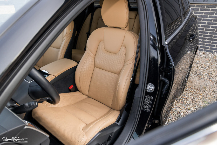 Volvo V60 2.0 T6 Plug-in hybrid AWD Plus Bright | Long Range | Beige nappa leder | Panoroma | Adaptieve cruise | Harman Kardon | Stoel ver