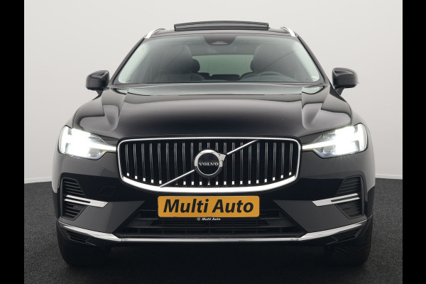 Volvo XC60 2.0 T6 AWD Plus Bright Long Range Plug in Hybrid 350pk Dealer O.H PHEV | Panodak | Adaptive Cruise | Lederen Sportstoelen Memory & Verwarmd | Google Assistent & Maps | Camera | Harman Kardon | Apple Carplay | Pilot Assist | Navigatie | DAB |