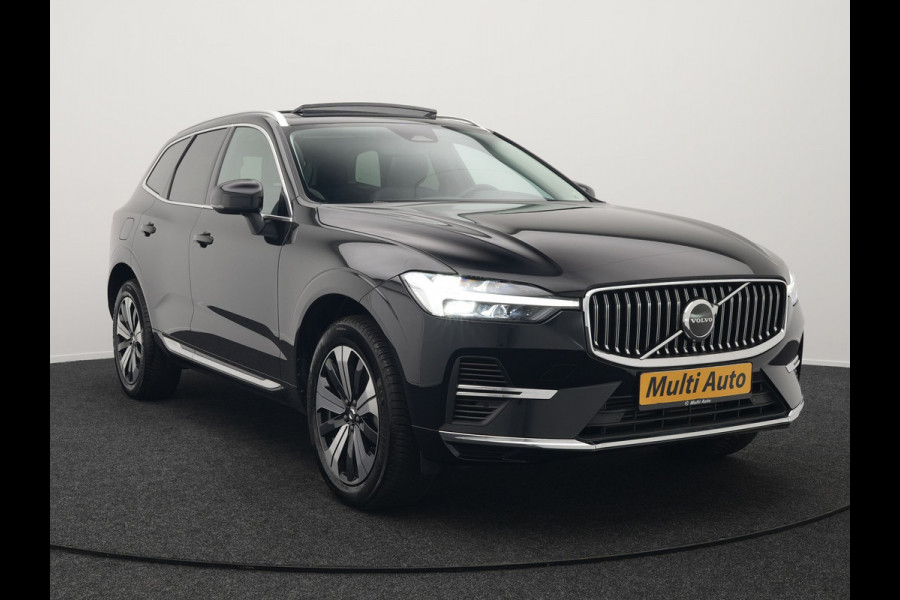 Volvo XC60 2.0 T6 AWD Plus Bright Long Range Plug in Hybrid 350pk Dealer O.H PHEV | Panodak | Adaptive Cruise | Lederen Sportstoelen Memory & Verwarmd | Google Assistent & Maps | Camera | Harman Kardon | Apple Carplay | Pilot Assist | Navigatie | DAB |